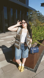 Load image into Gallery viewer, Blue Baggy Denim Shorts