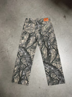 Load image into Gallery viewer, Double Knee Baggy Camo Carpenter Pants
